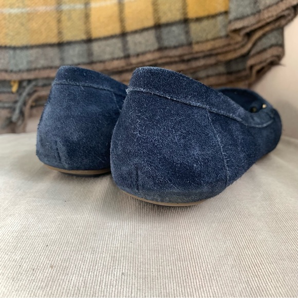 Navy Genuine Leather Loafer - Picture 6 of 8